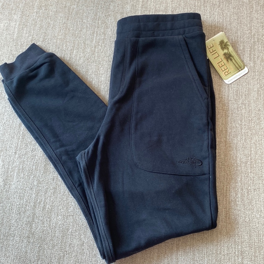 Reel Life Black Jogger Size Medium NWT